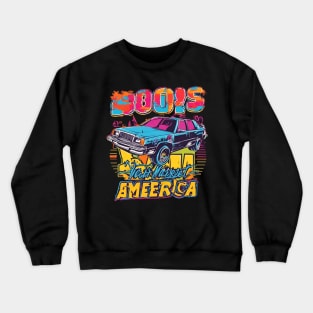 80s-fashion Crewneck Sweatshirt